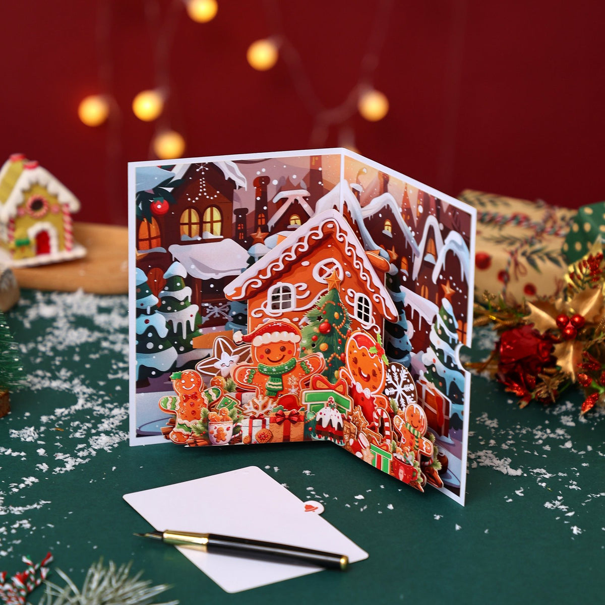 Gingerbread Man Greeting Card