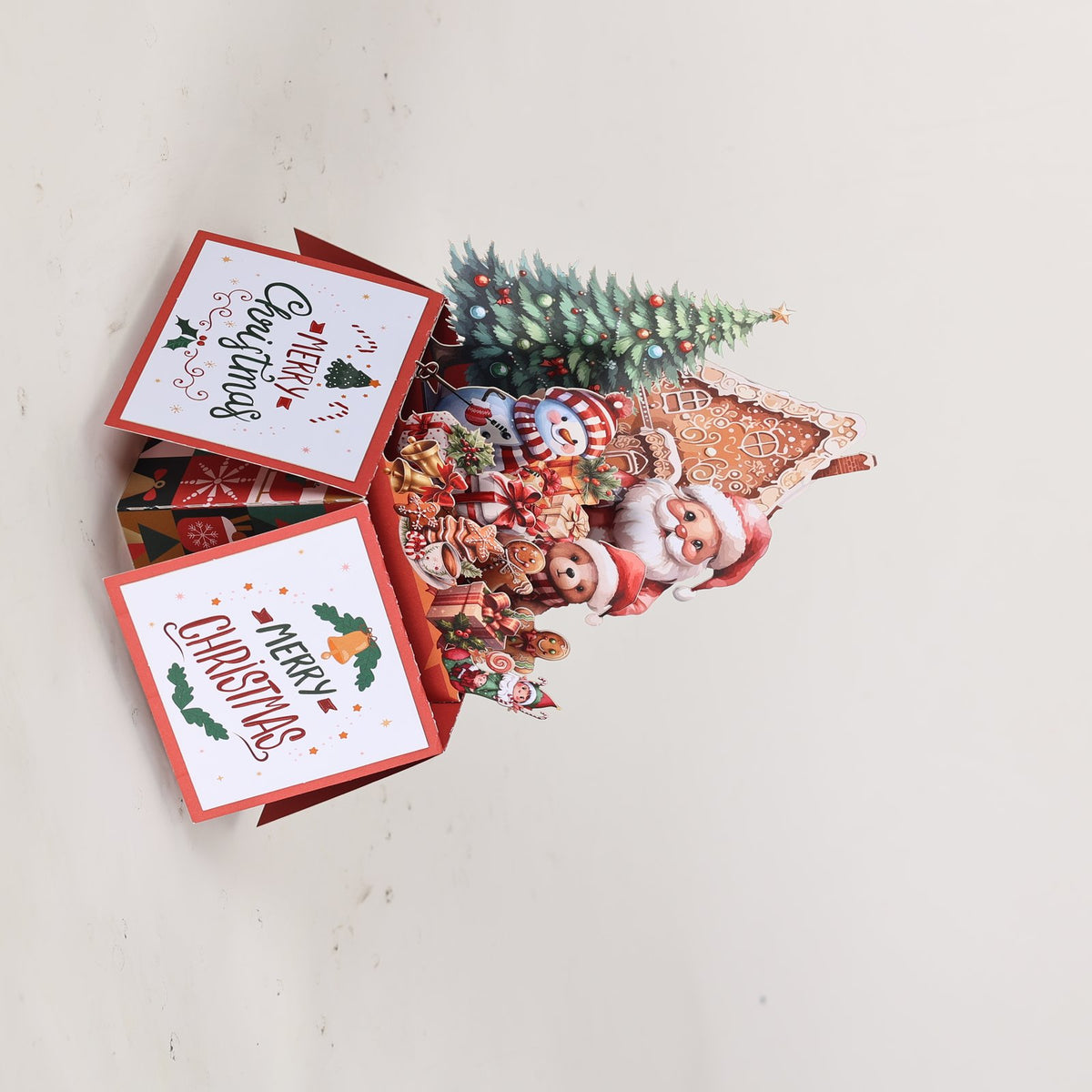 Christmas Party Flower Box Card