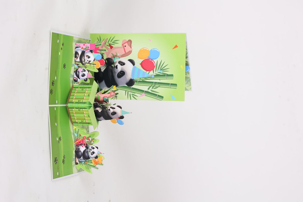 Panda Land 3D Pop Up Card