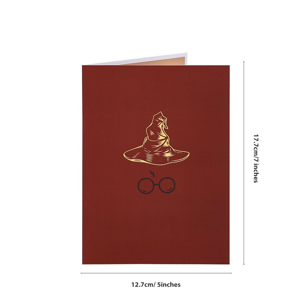 Wizard Hat Flip Pop Up Card