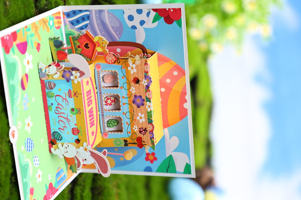Easter Game Console Pop Up Card