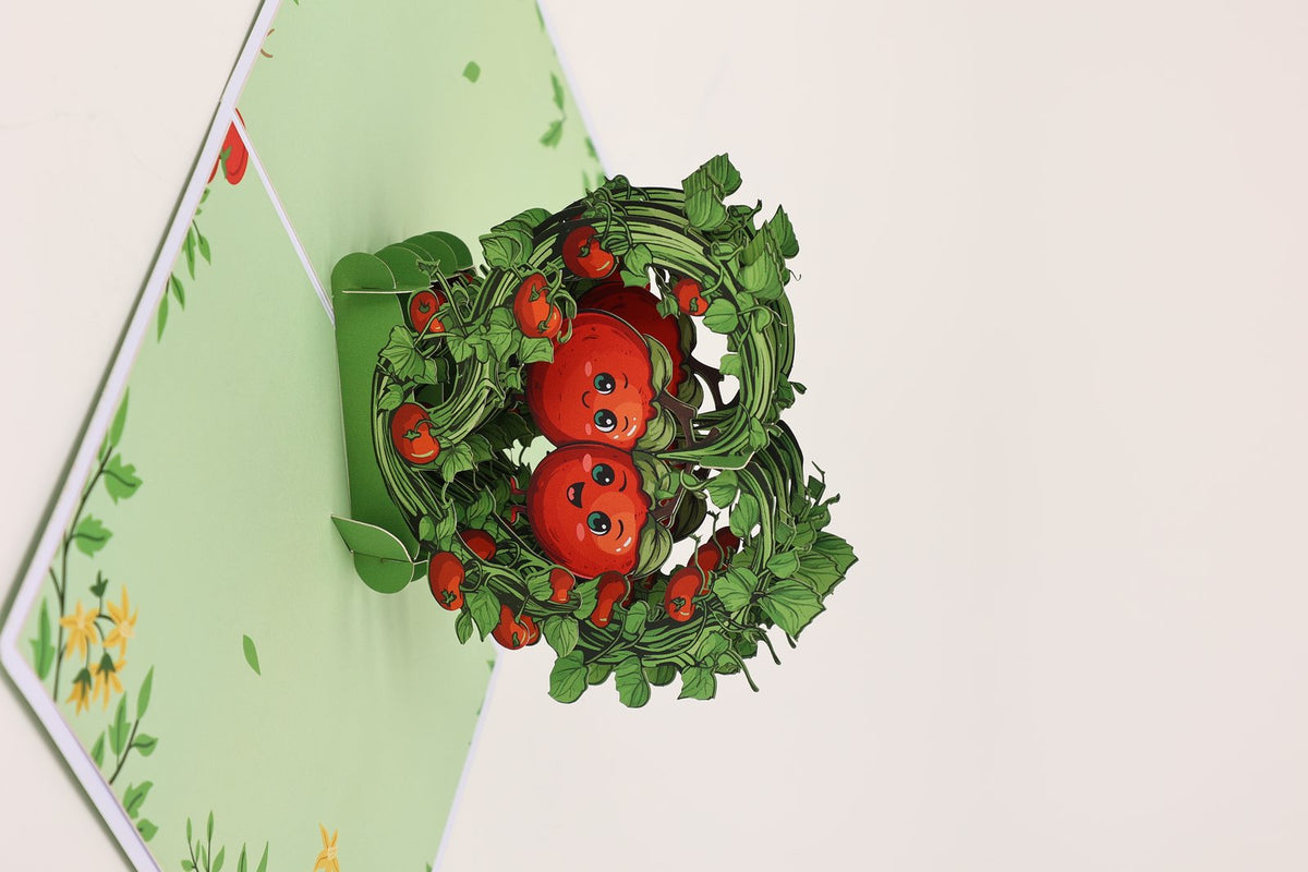 Tomato Head To Toe Love You 3D Pop Up Card
