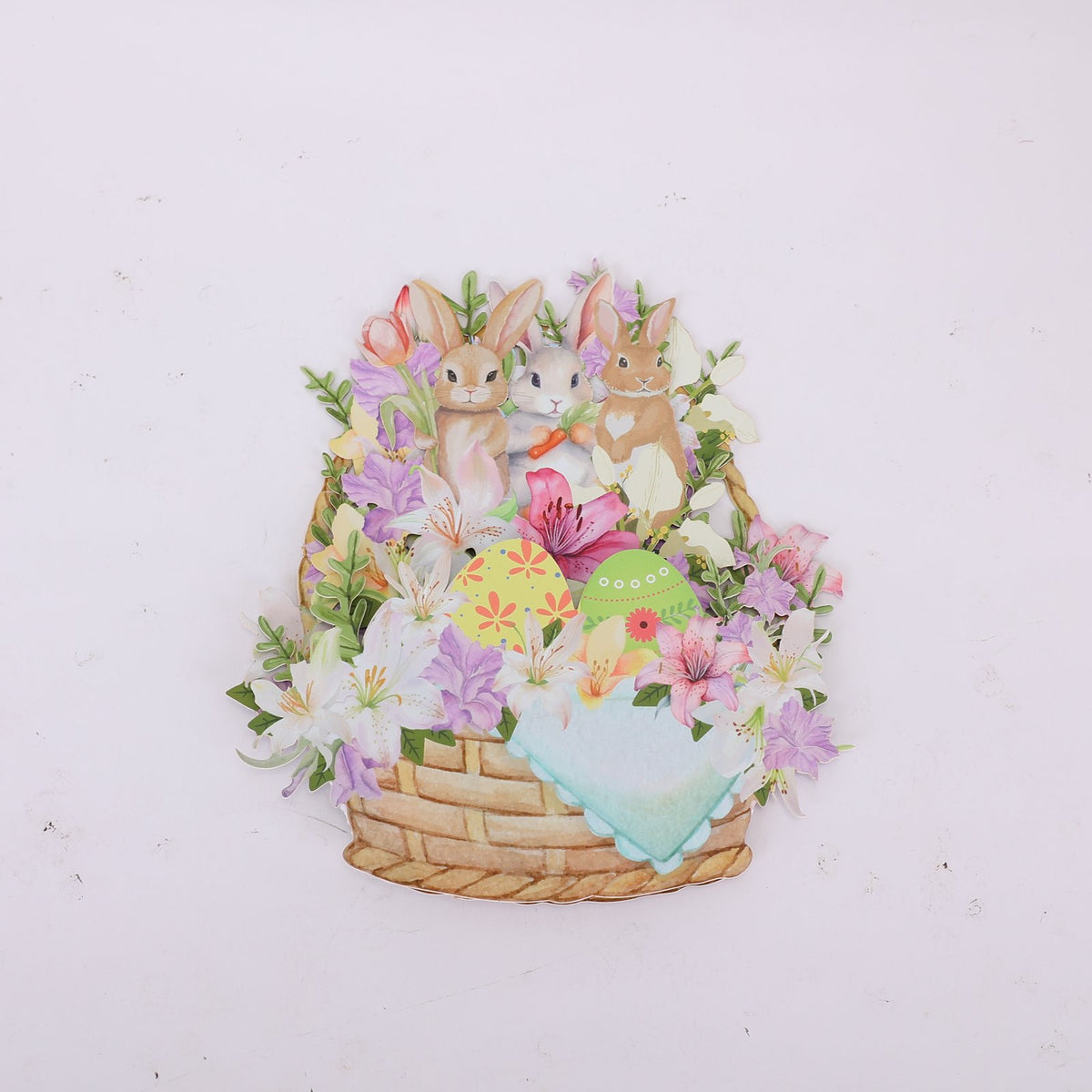 Vintage Easter Double Door 3D Pop Up Card