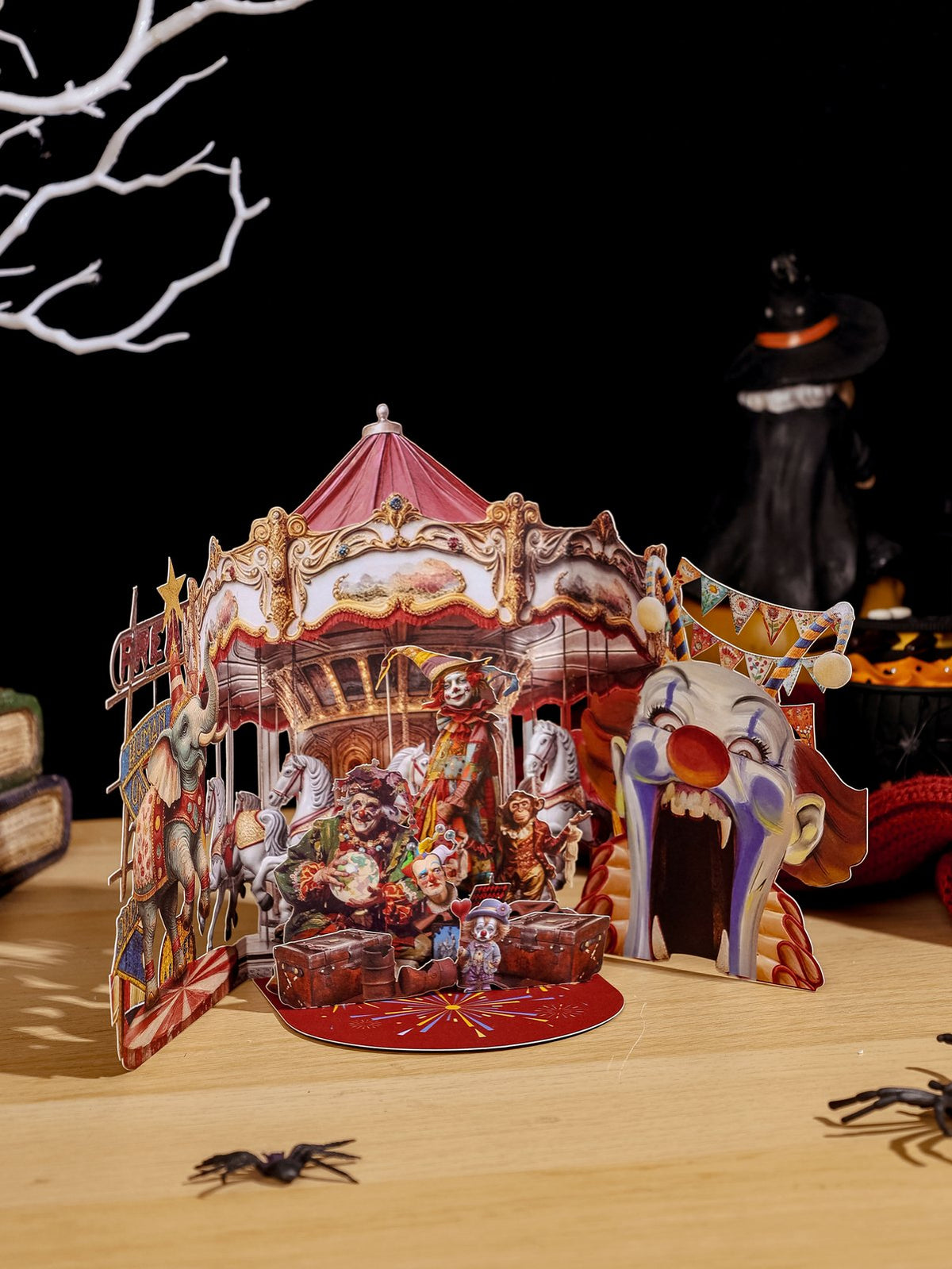 Circus Elephant 3D Pop Up Card