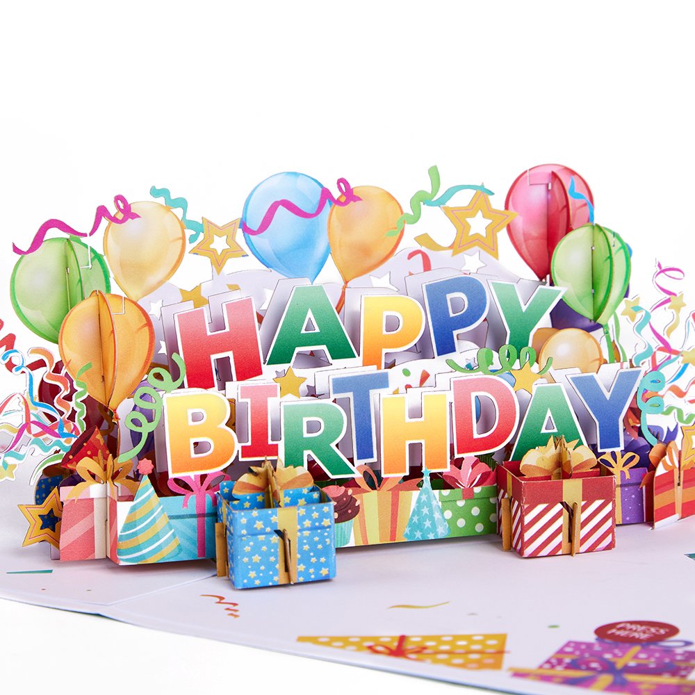 Happy Birthday 3D Pop Up Card