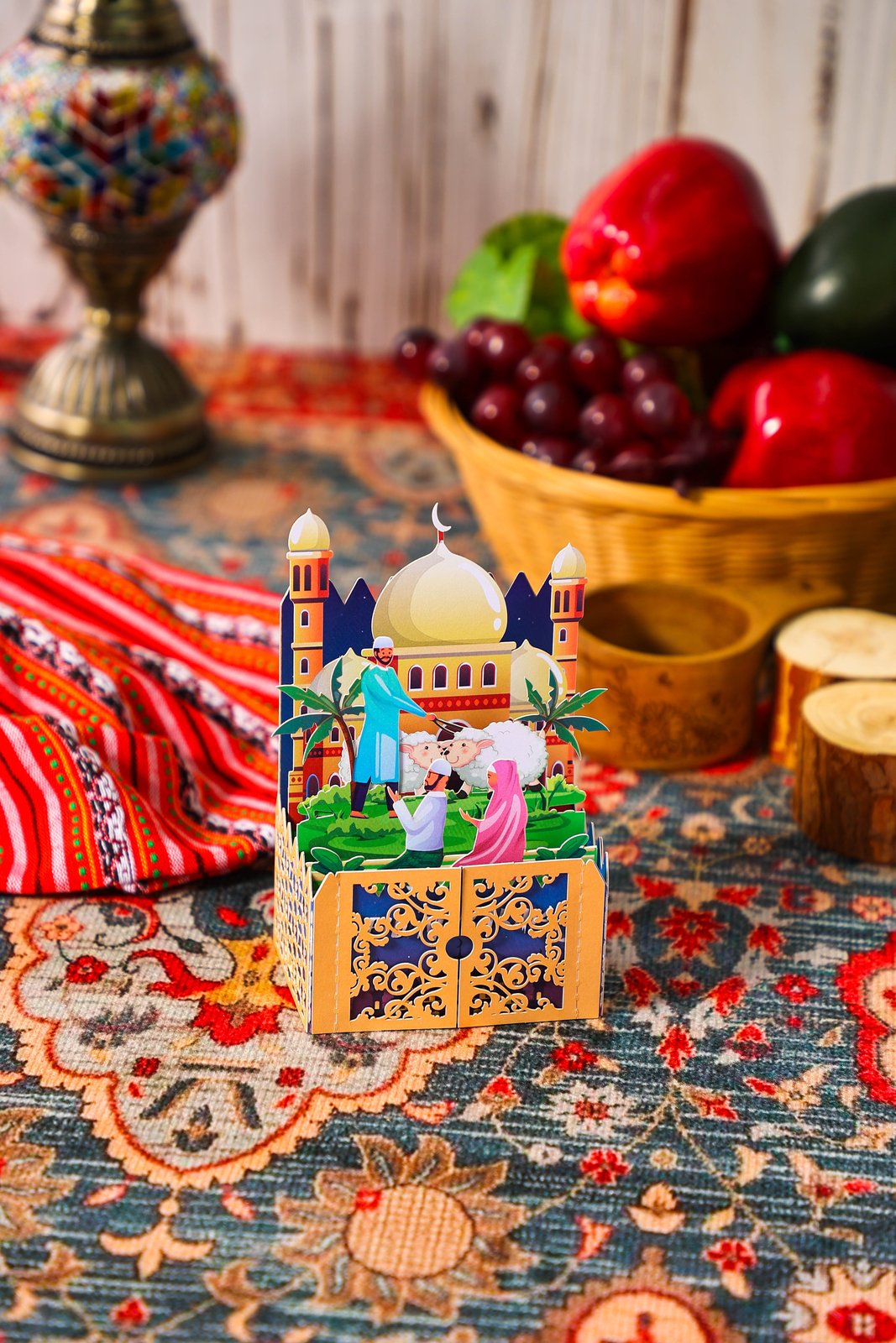 Muslim Festival 3D Pop Up Card