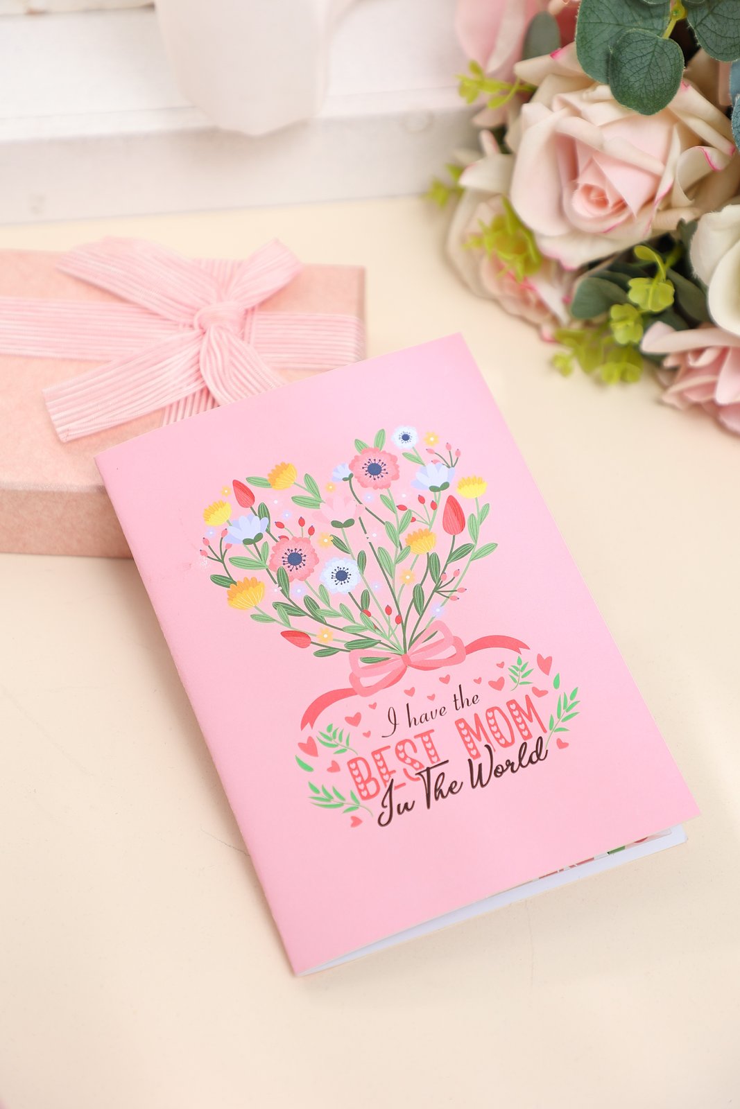 Mother's Day Letter Flower Pop Up Card
