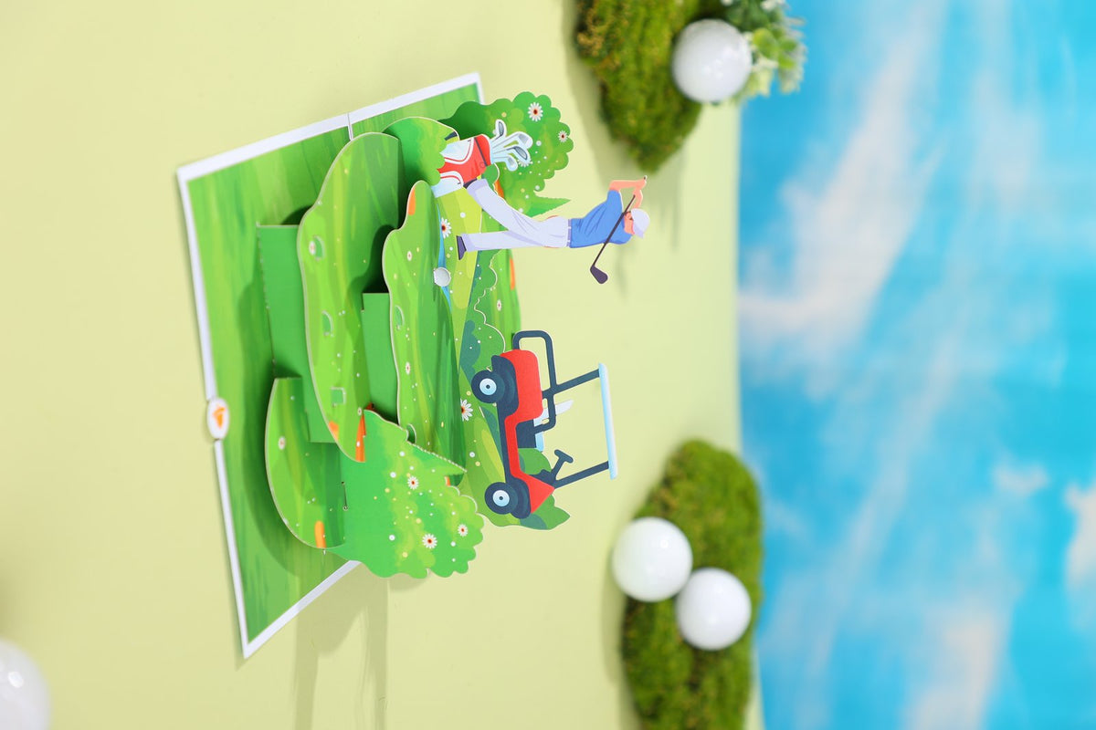 Golf Tournament 3D Pop Up Card