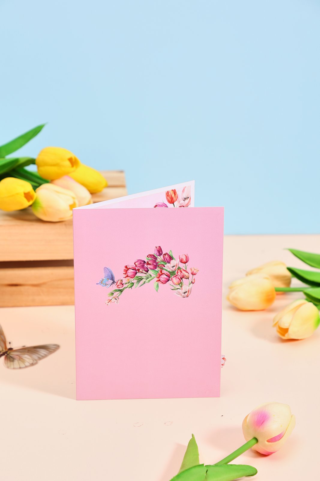 Tulip 3D Pop Up Card