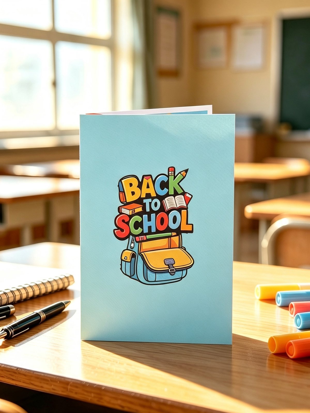 Back To School 3D Pop Up Card