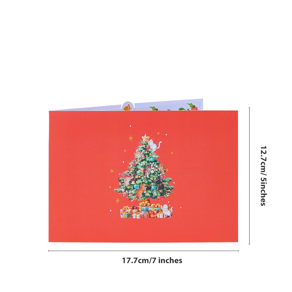 Candy Christmas Tree 3D Pop Up Card