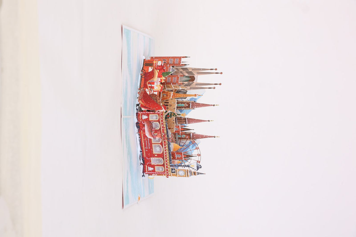 Christmas Ornaments Flip Pop Up Card