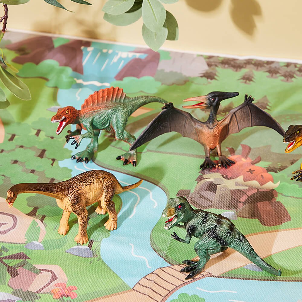 Dinosaur Greeting Card Toy Set Yellow