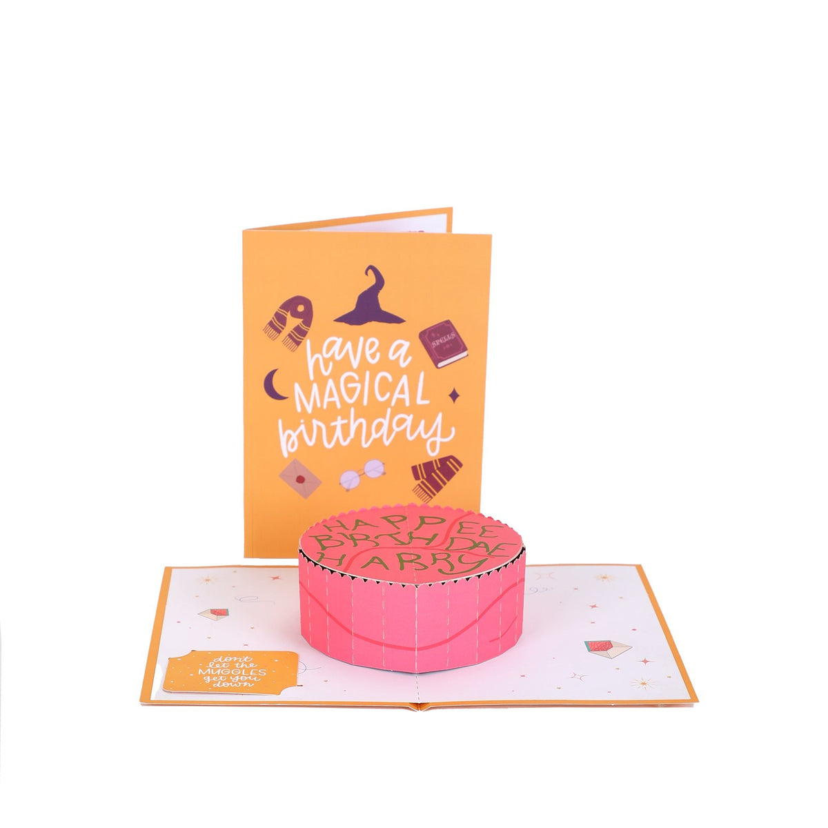 Magic Birthday Cake 3D Pop Up Card