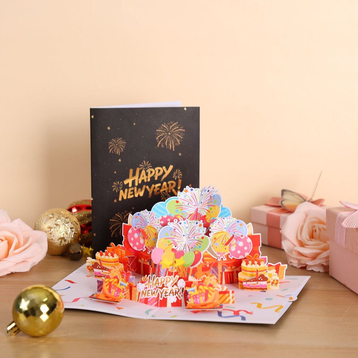 Balloon Cake Birthday 3D Pop Up Card