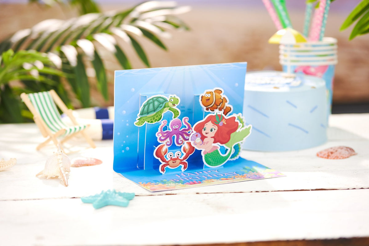 Mermaid Birthday Greeting Card