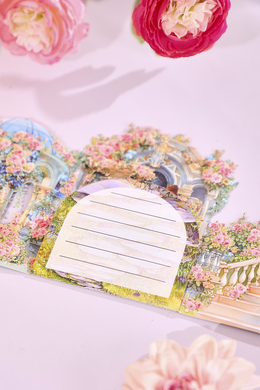 Garden Castle 3D Pop Up Card