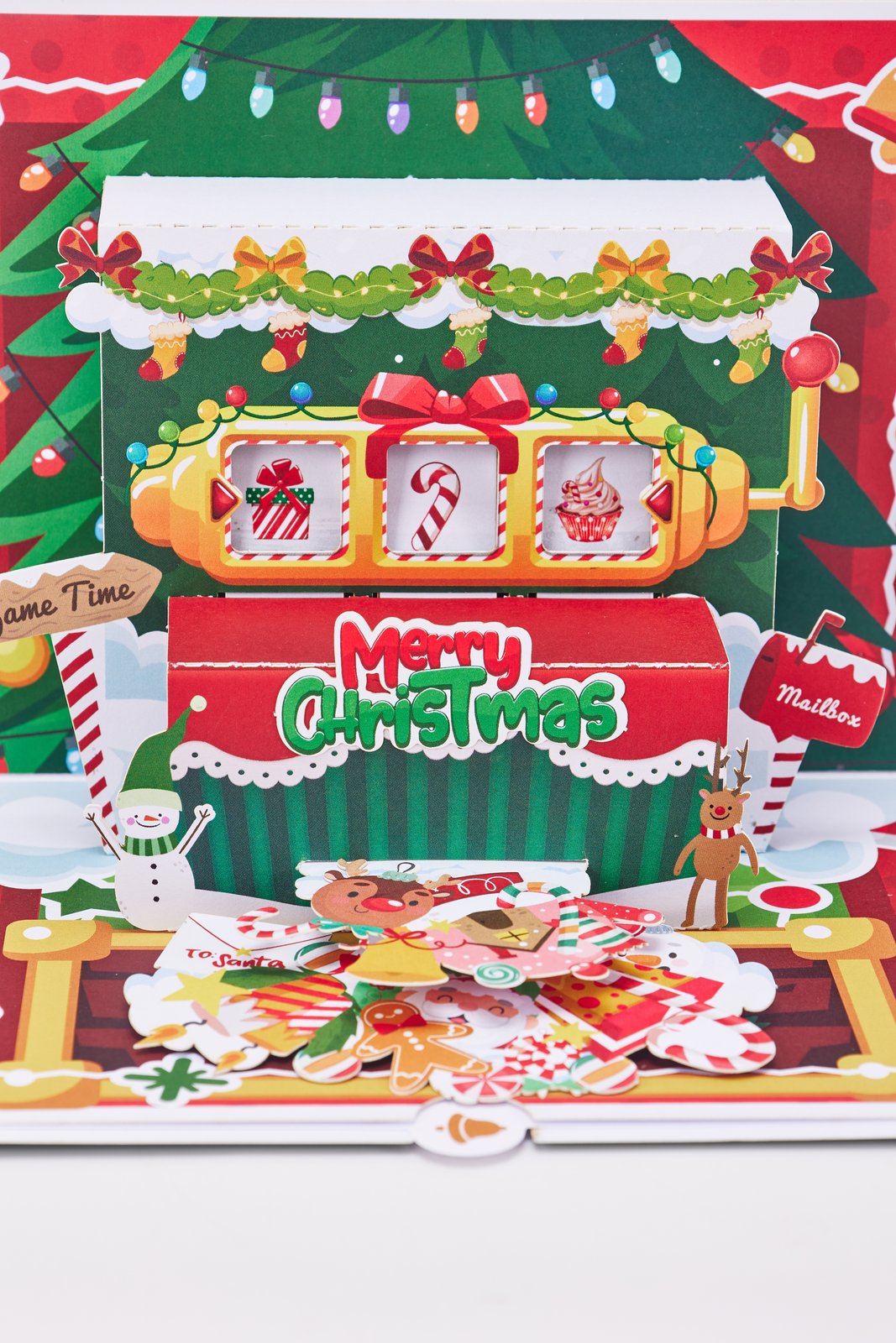 Christmas Game Console 3D Pop Up Card