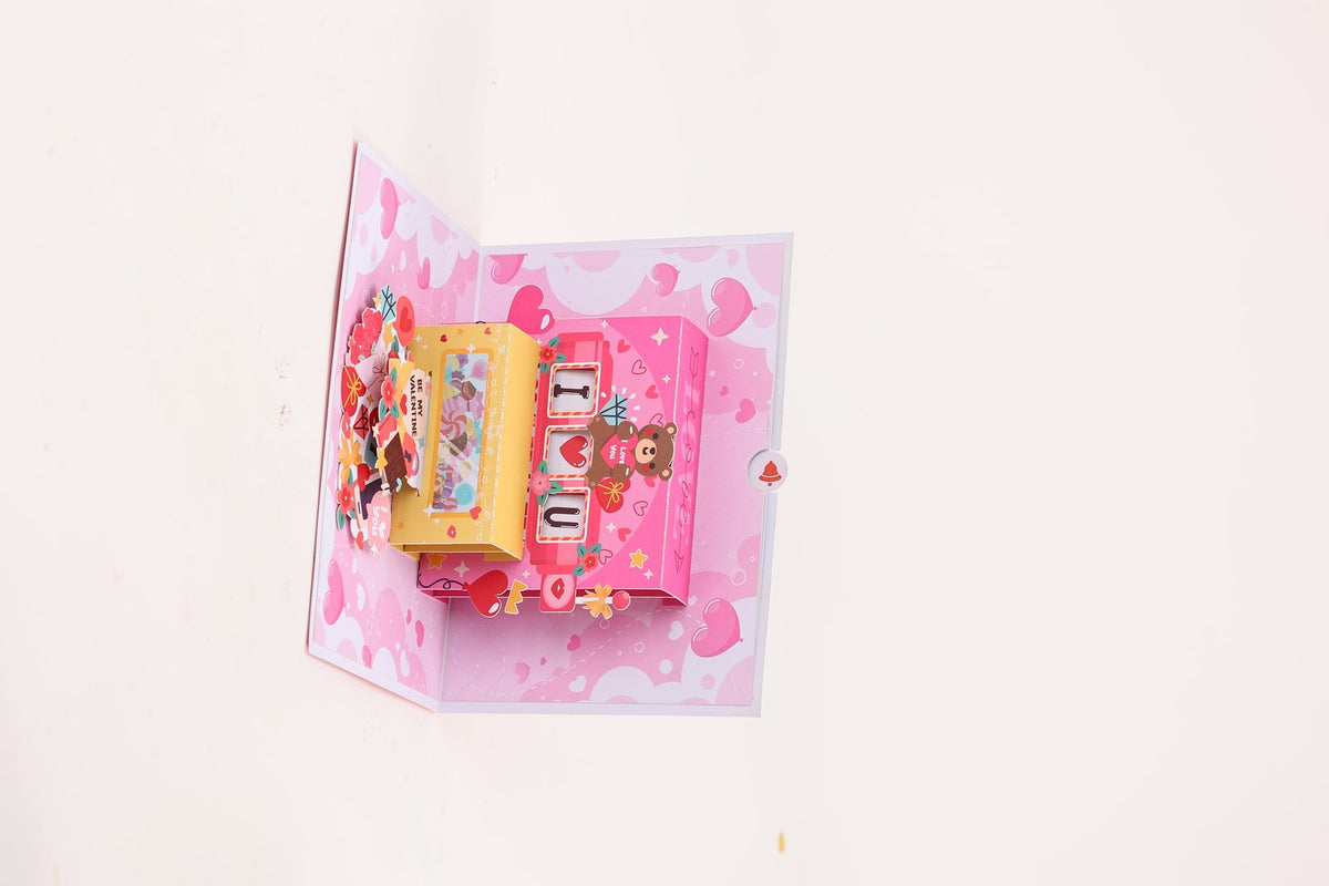 Valentine Game Console Pop Up Card