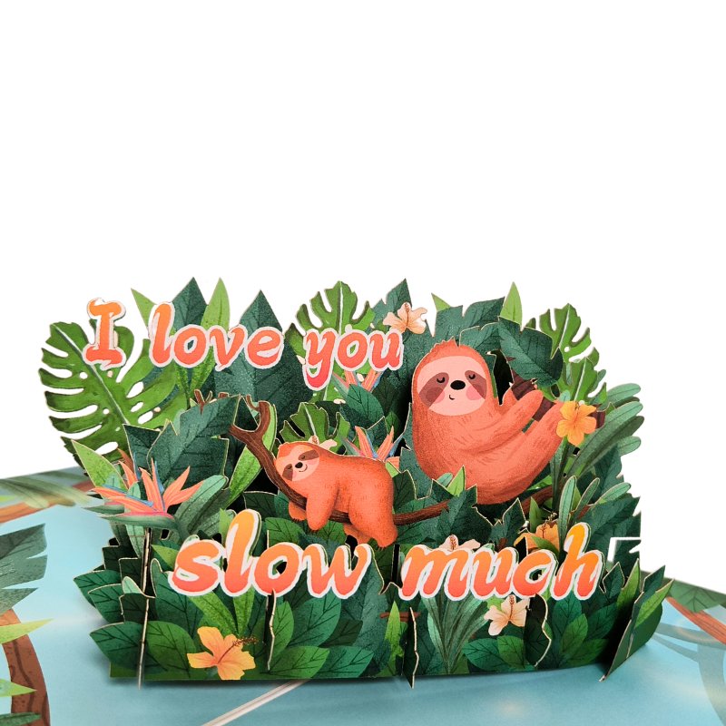 Sloth Mother's Day Greeting Card