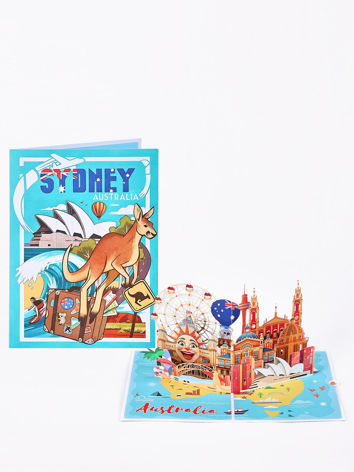 Australia City 3D Pop Up Card