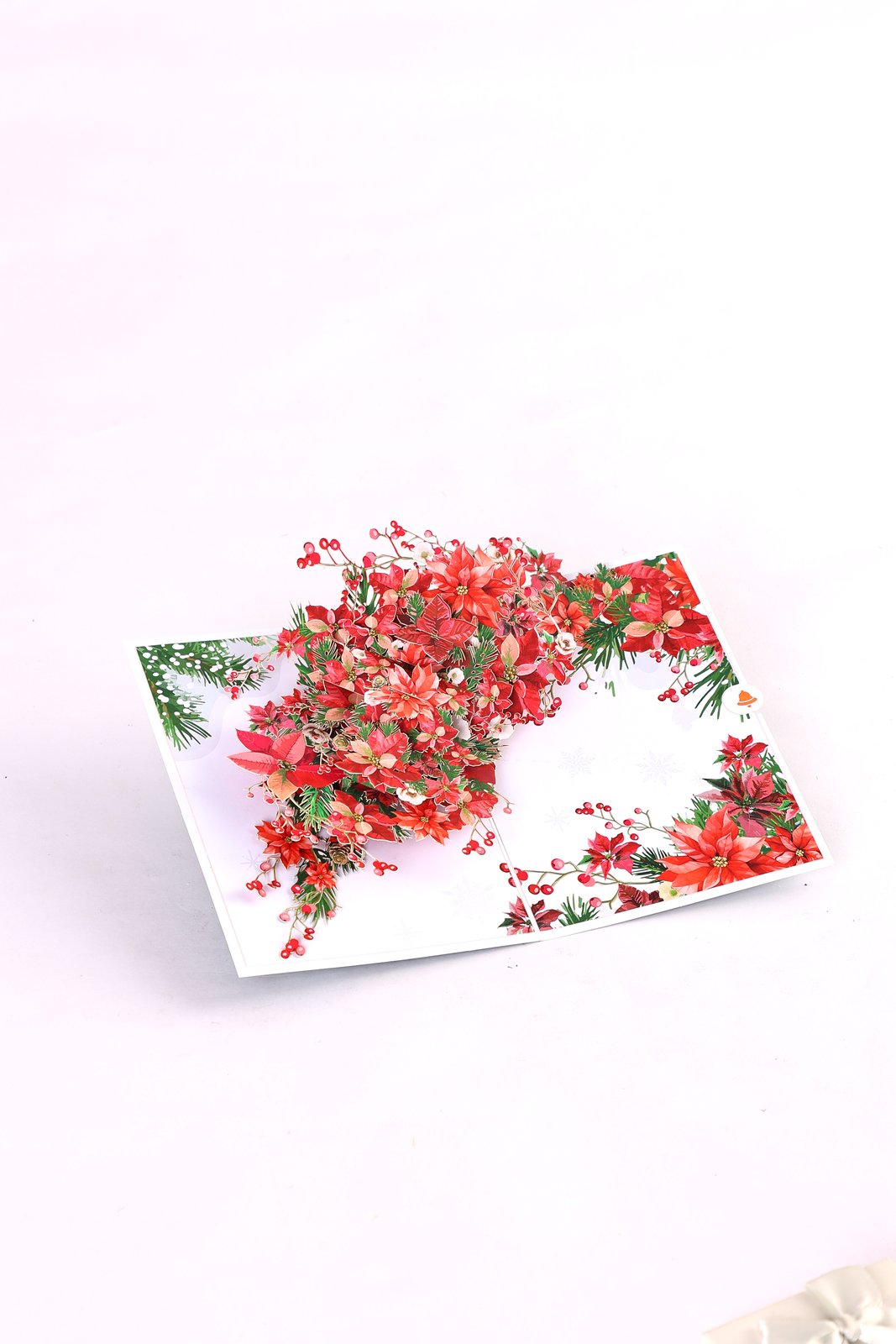 Poinsettia 3D Pop Up Card