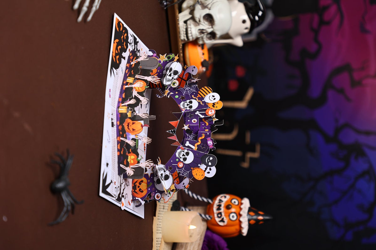 Halloween Skeleton Greeting Card