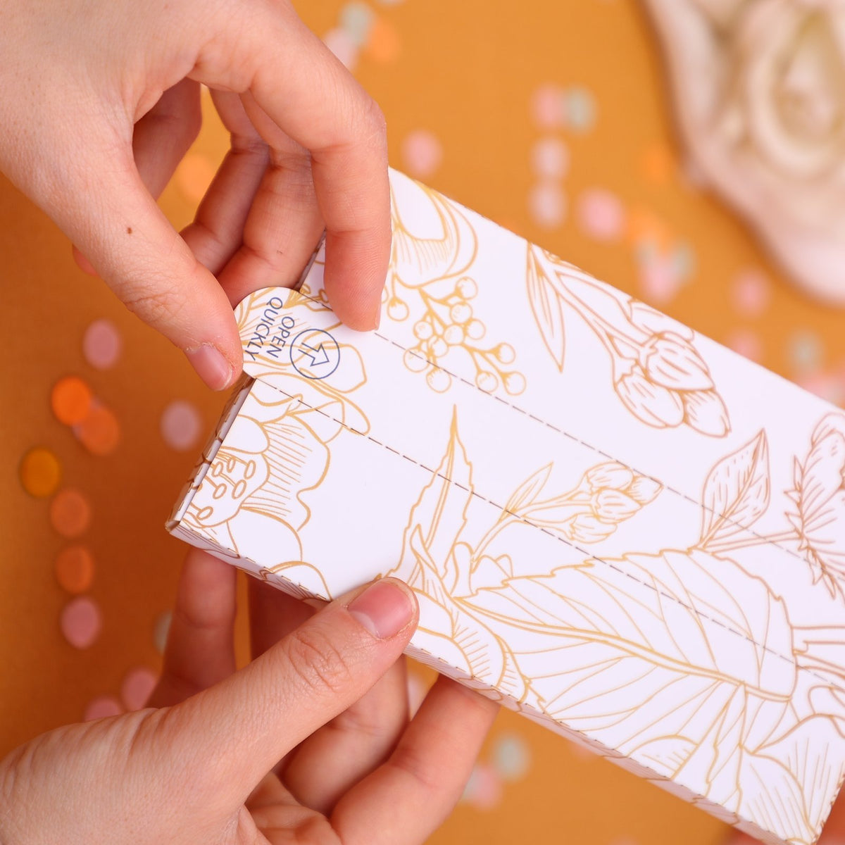 Fresh Flowers Wedding Surprise Card