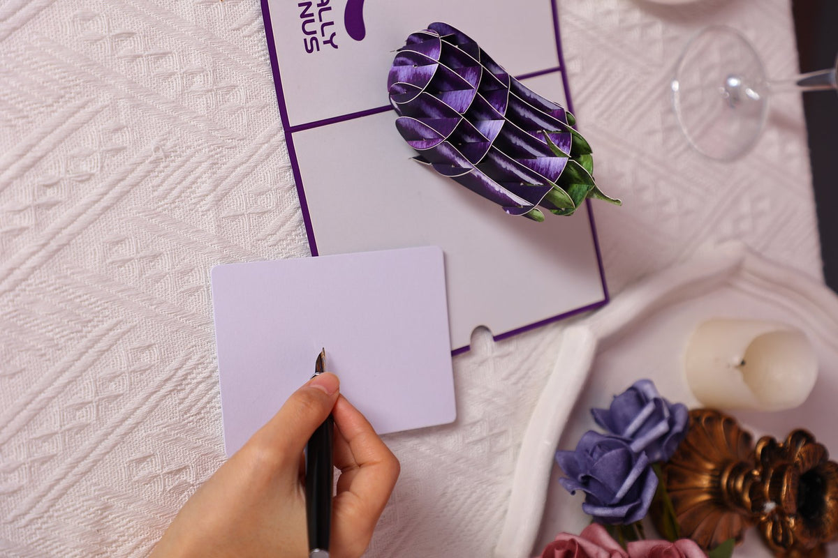Eggplant Greeting Card