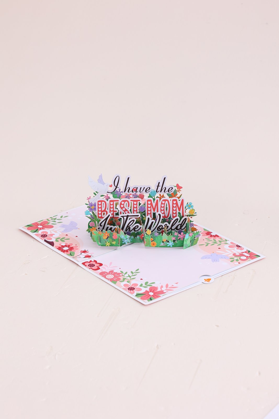 Mother's Day Letter Flower Pop Up Card