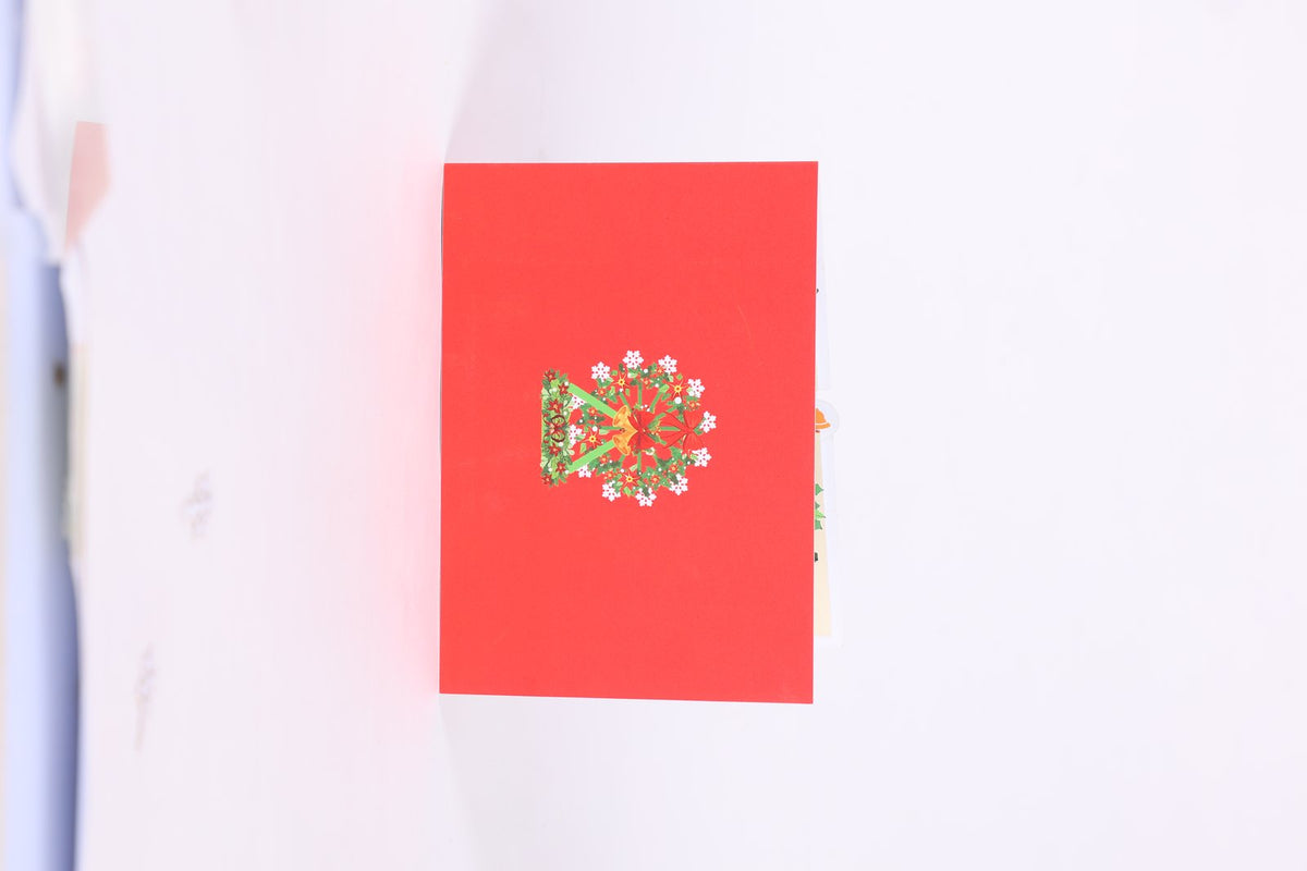 Christmas Ferris Wheel Flip Pop Up Card Large