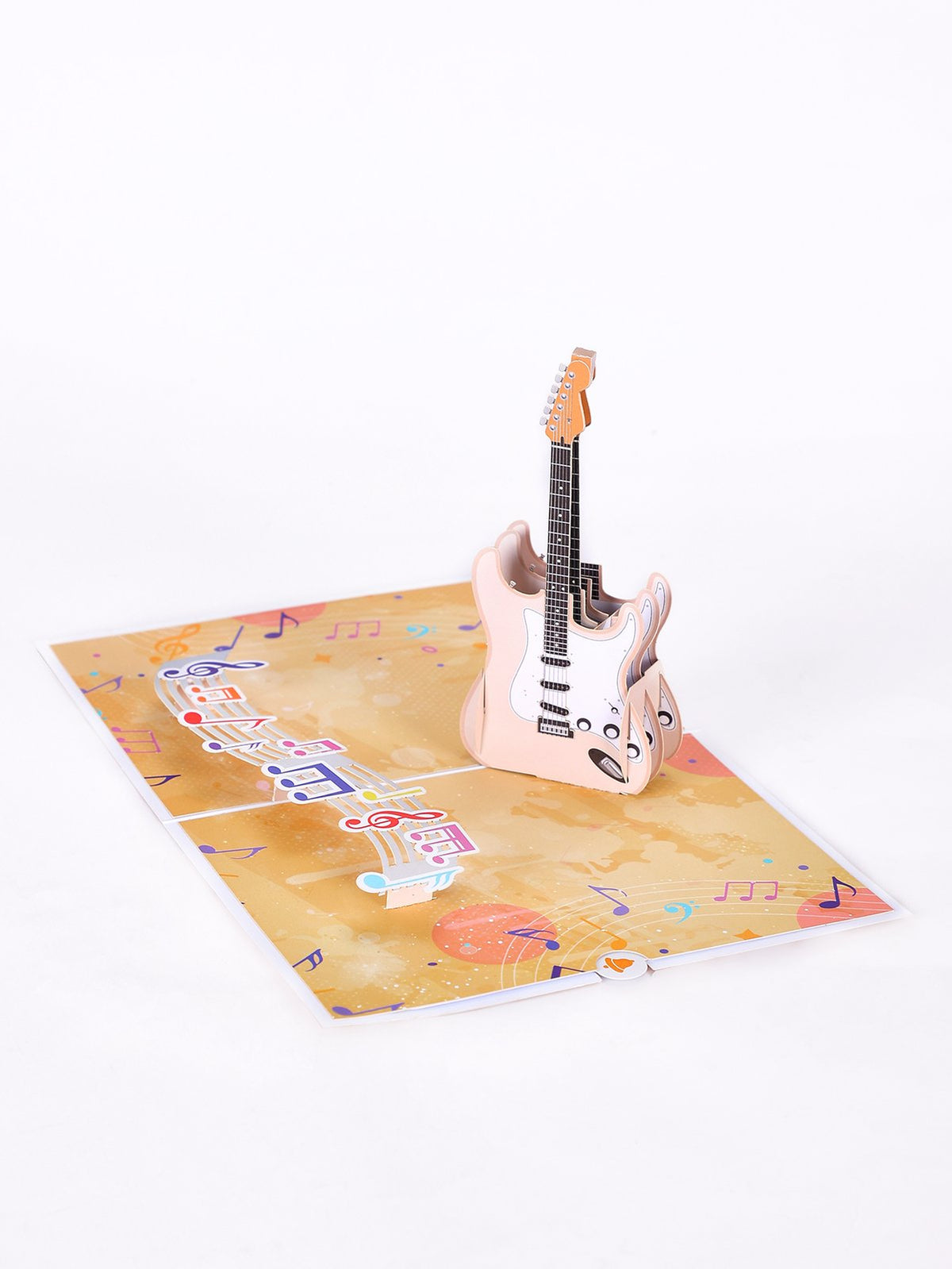 Electric Guitar Flip Pop Up Card