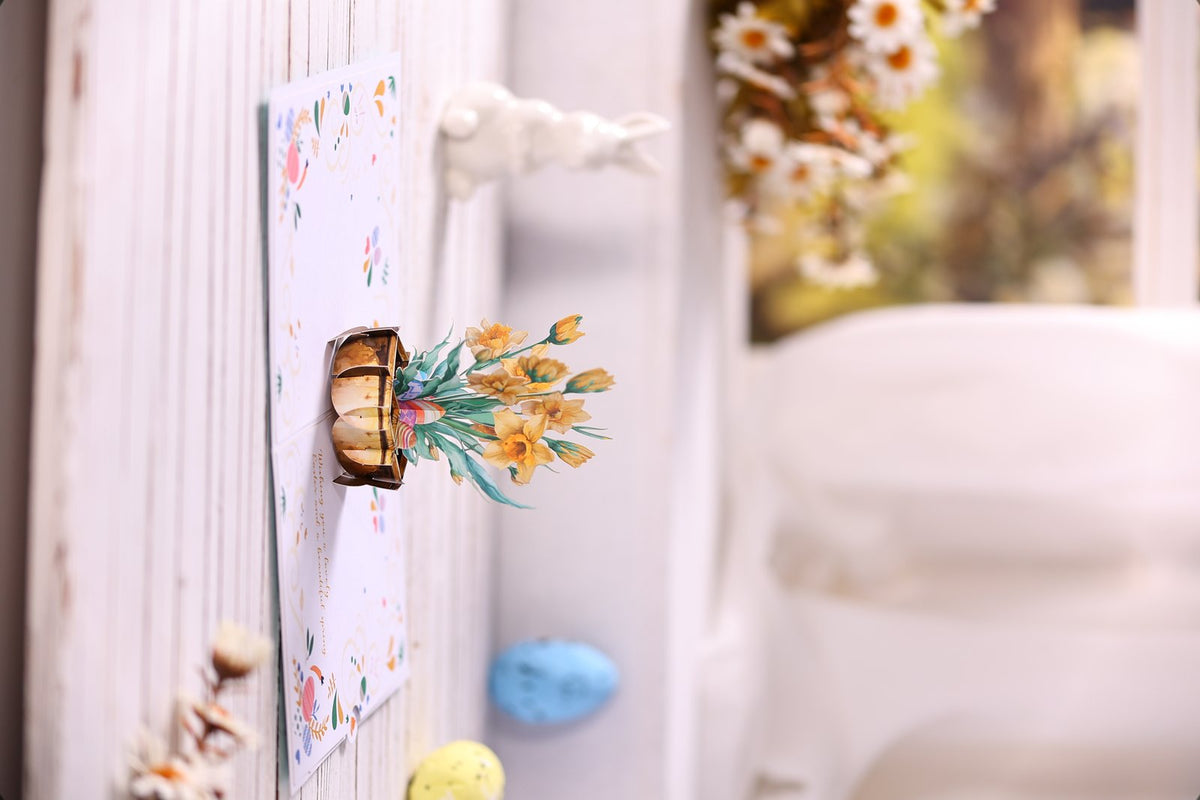 Daffodil Easter Greeting Card