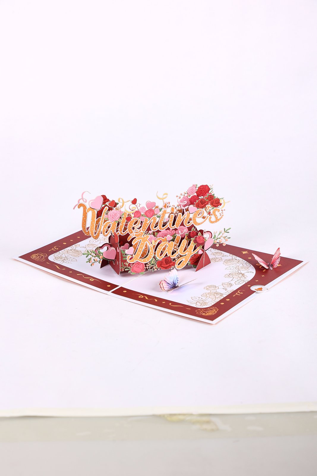 Vintage Rose Valentine's Day Greeting Card