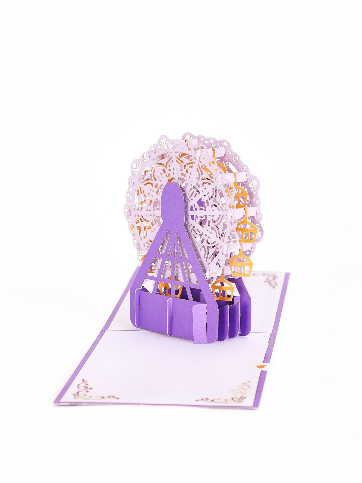 Lavender Crystal Ball Card