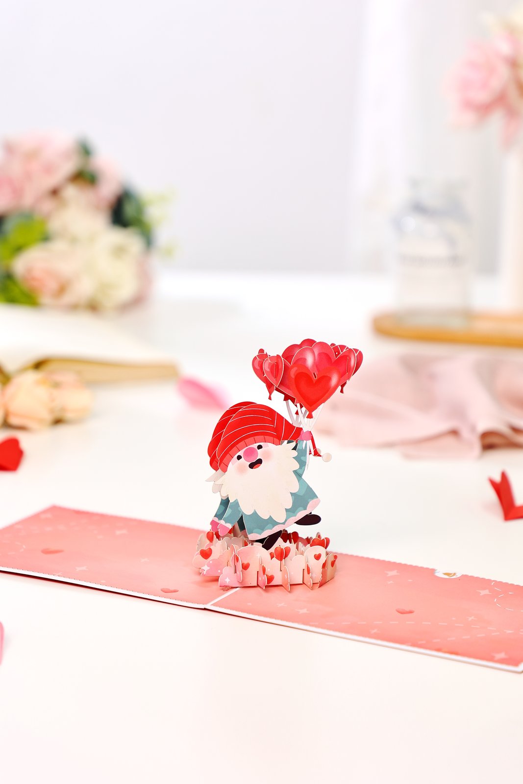 Heart Gnome 3D Pop Up Card