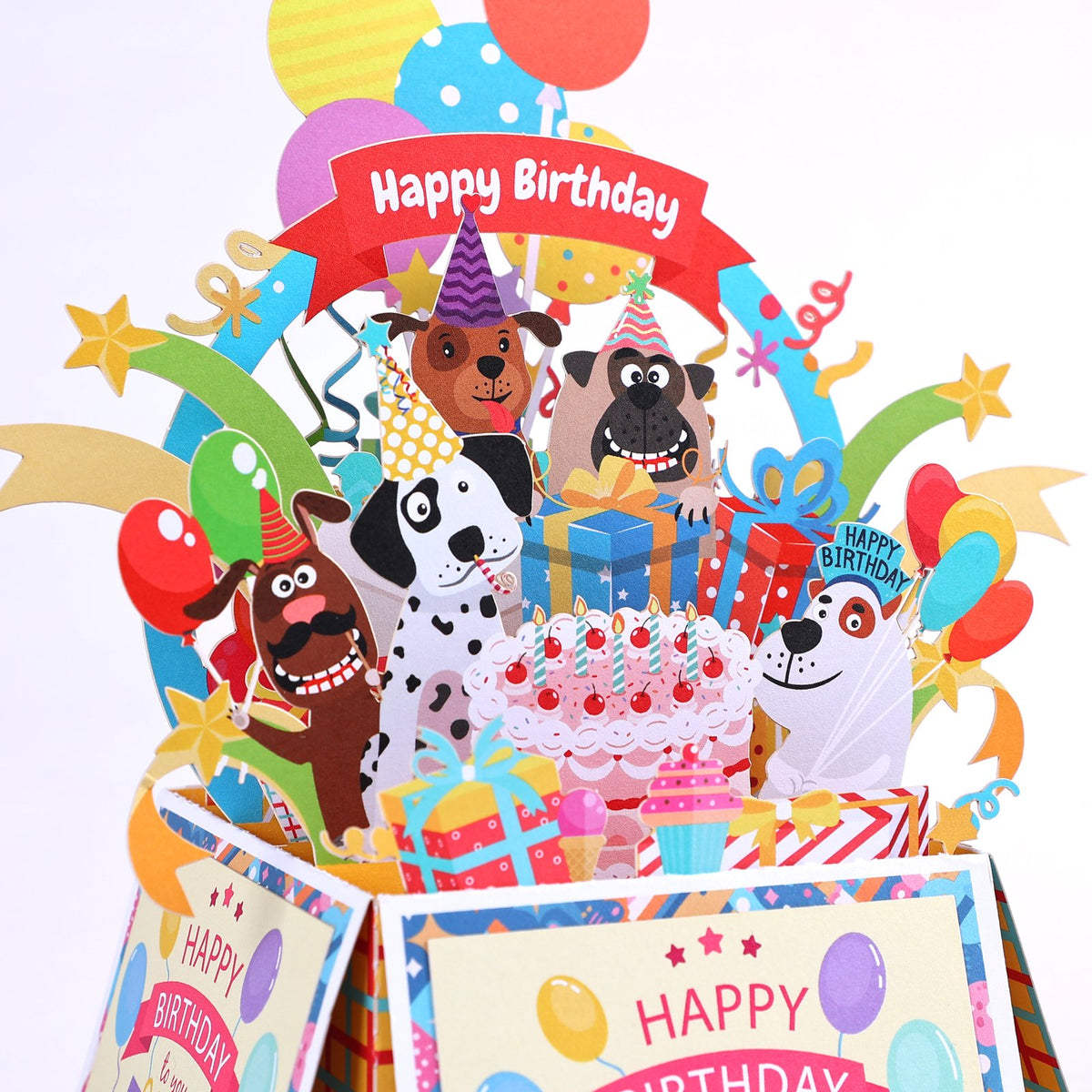 Dog Happy Birthday Box Card