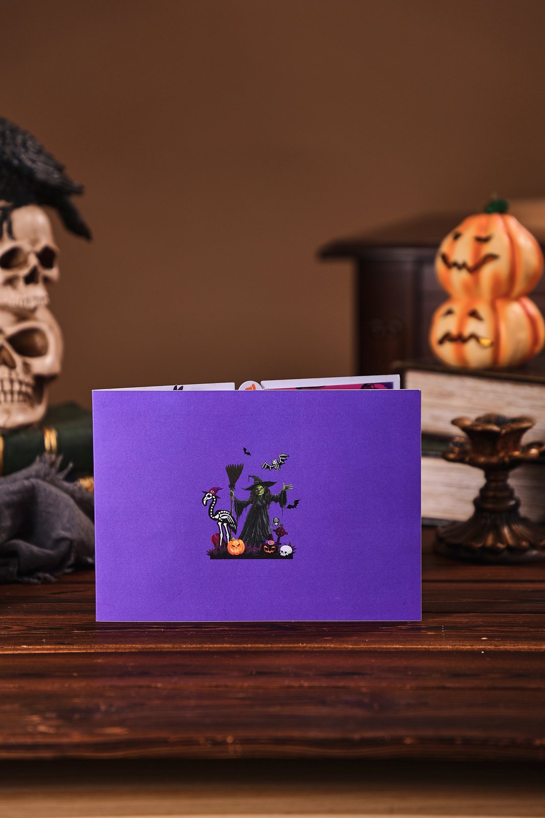 Witch Halloween Greeting Card