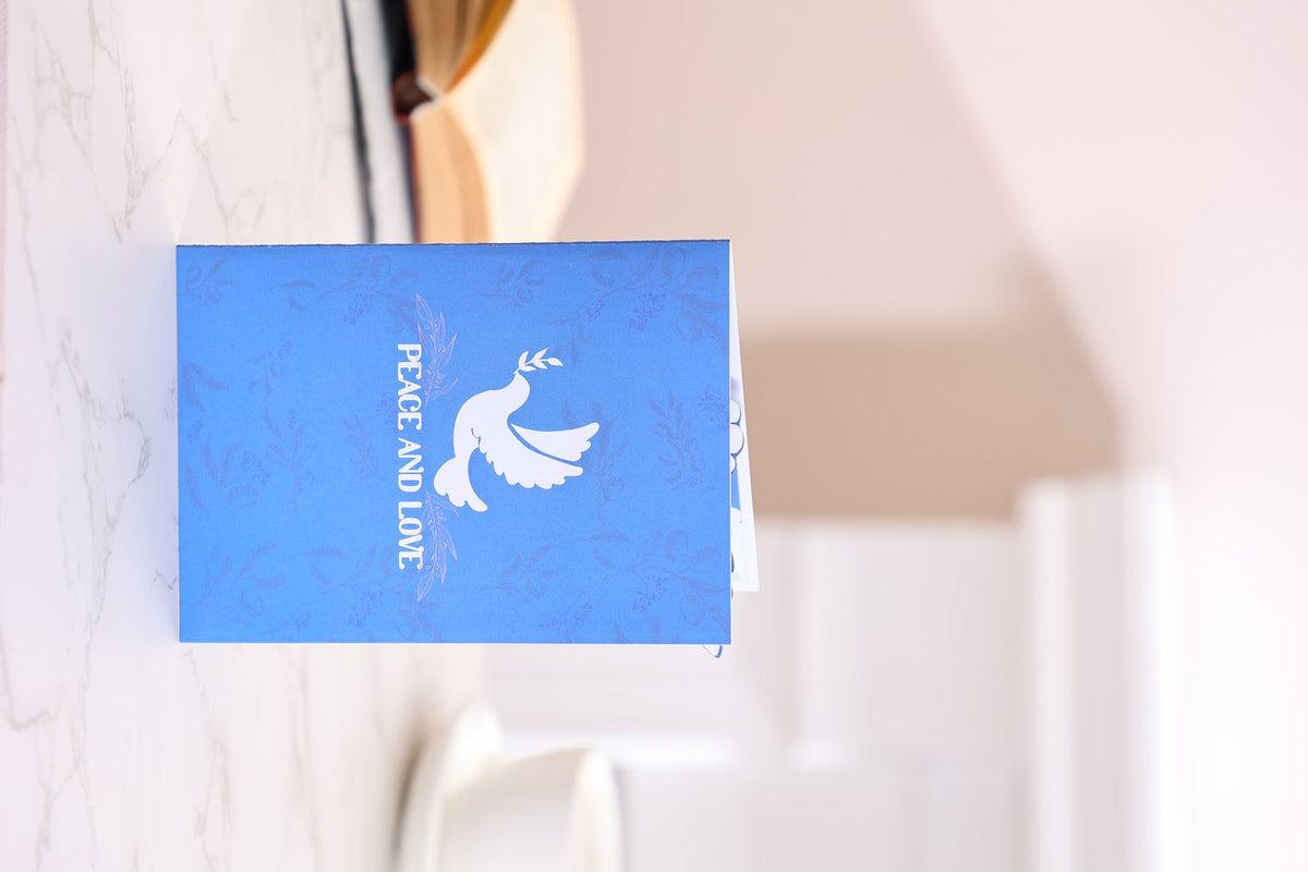Peace Dove 3D Pop Up Card