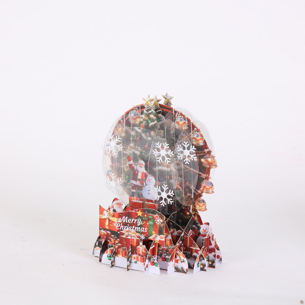 Christmas Crystal Ball 3D Pop Up Card