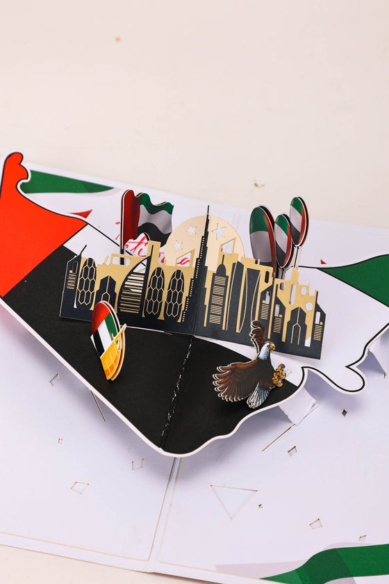 United Arab Emirates Independence Day Pop Up Card