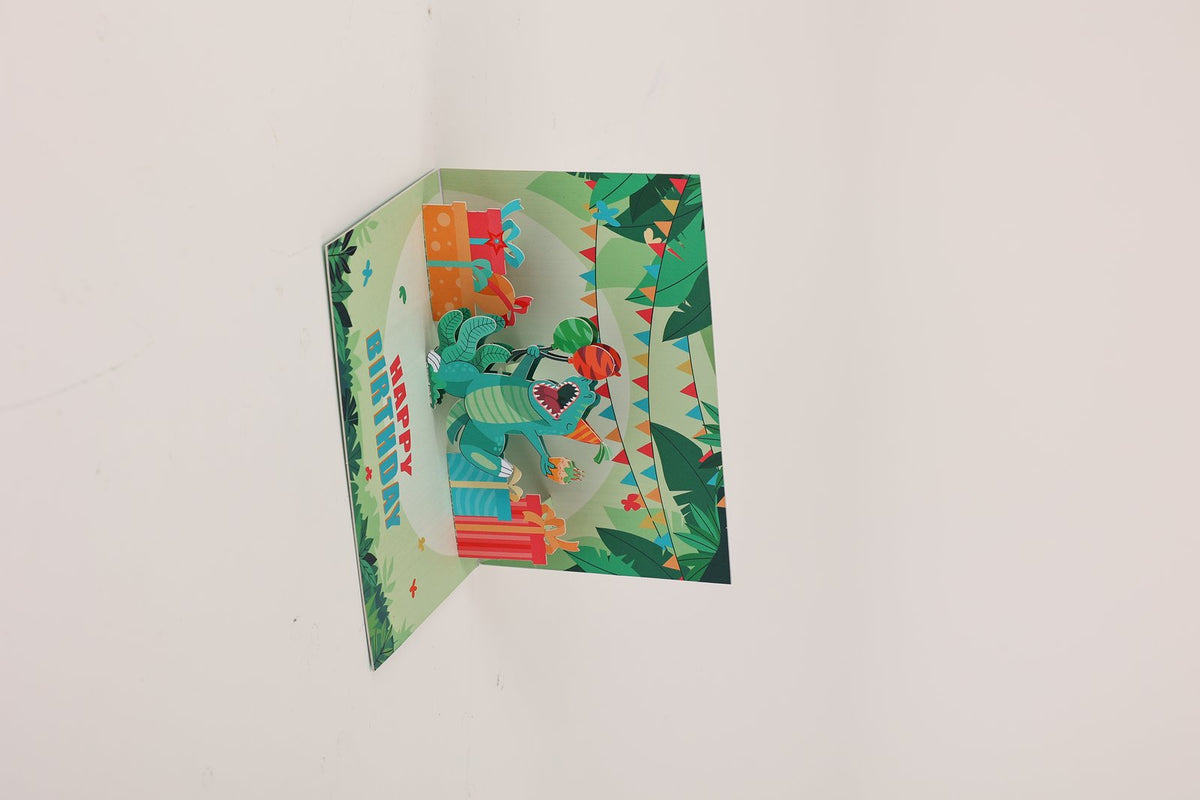 Dinosaur 90° Birthday Greeting Card