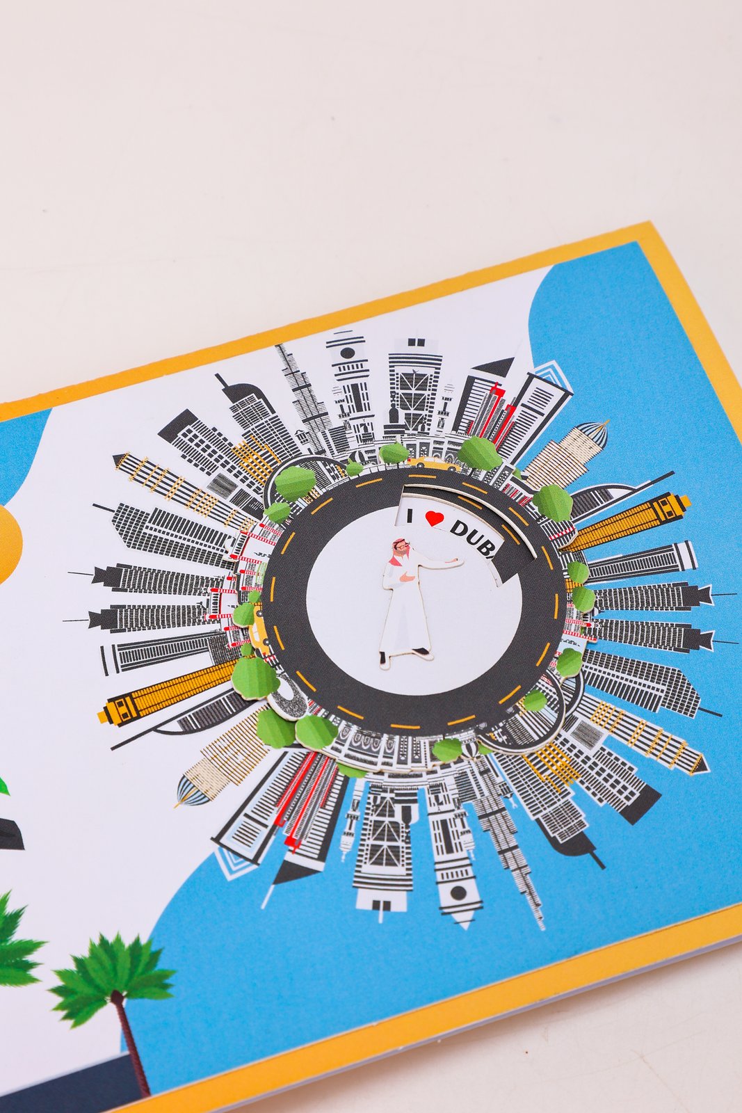 I Love Dubai Rotating Greeting Card