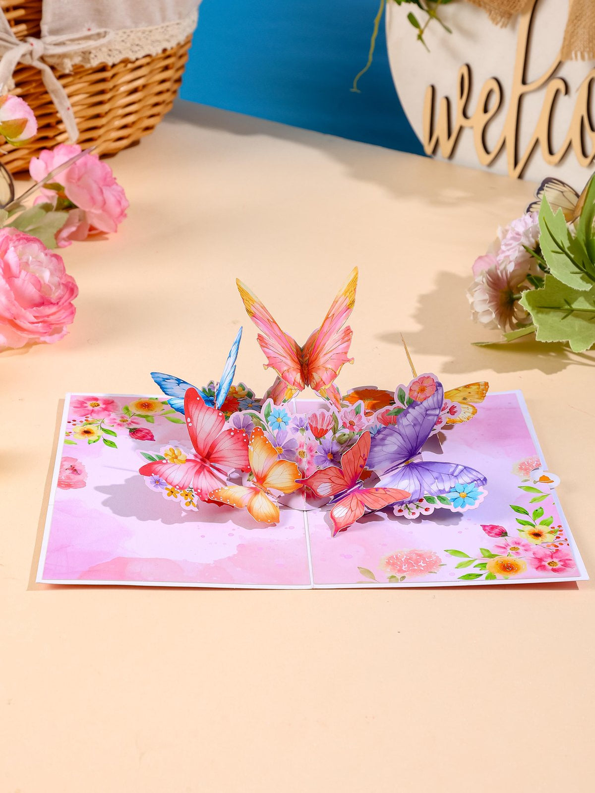 Ballet Dance Shoes Flip Pop Up Card