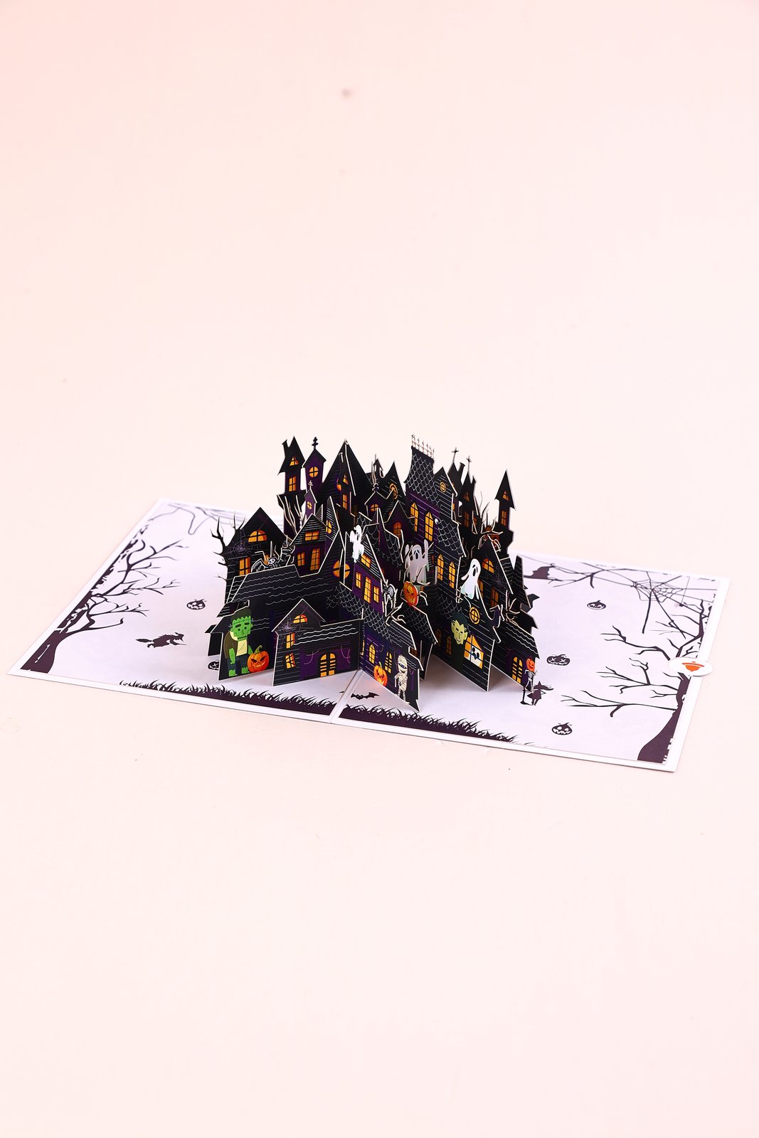Wearable Haunted House Greeting Card