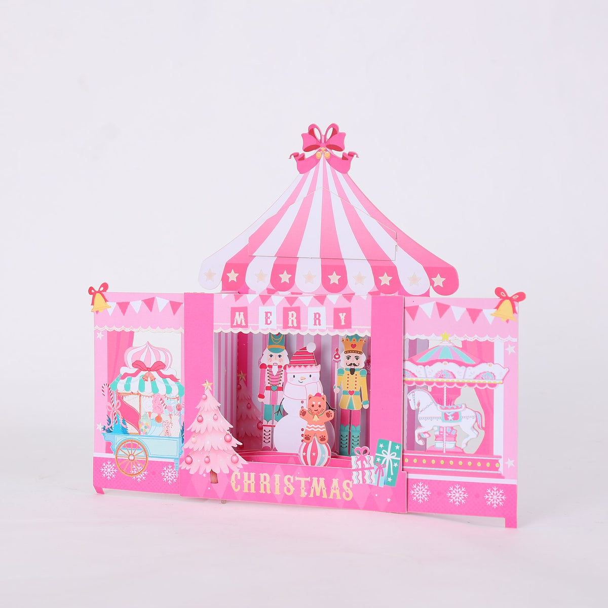 Christmas Circus Tent 3D Pop Up Card