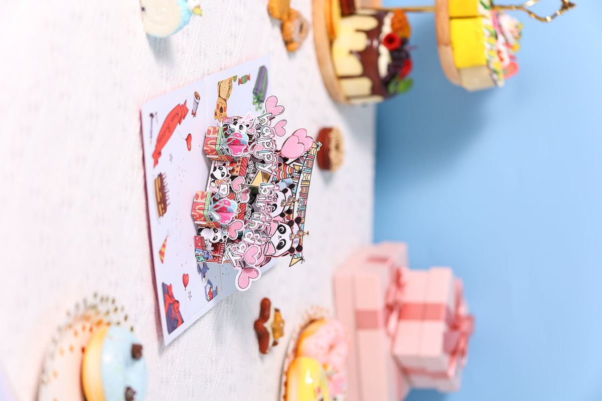 Panda 3D Pop Up Card