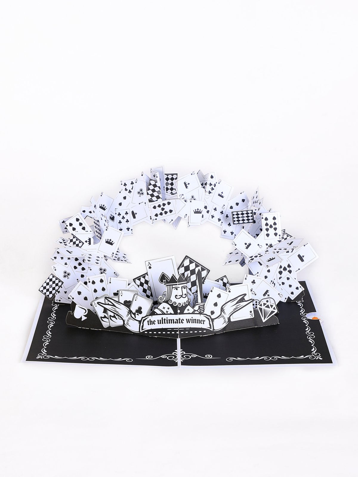 Playing Cards House 3D Pop Up Card