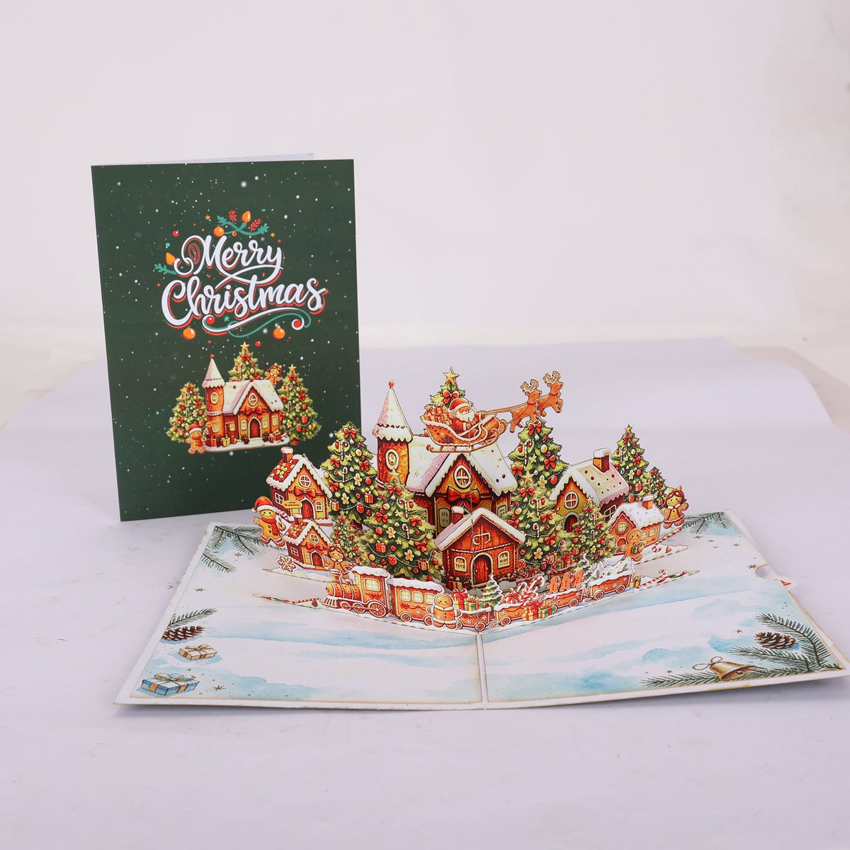 Christmas Gingerbread House Greeting Card