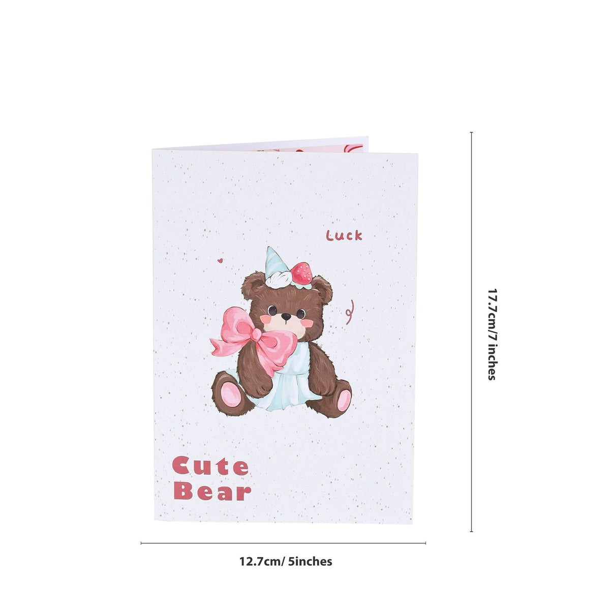Teddy Bear Birthday 3D Pop Up Card